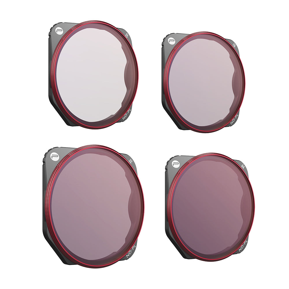 PGYTECH 4Pcs/Set ND-PL8/16/32/64 Reduce Reflection Camera Lens Filters for DJI Mavic 3