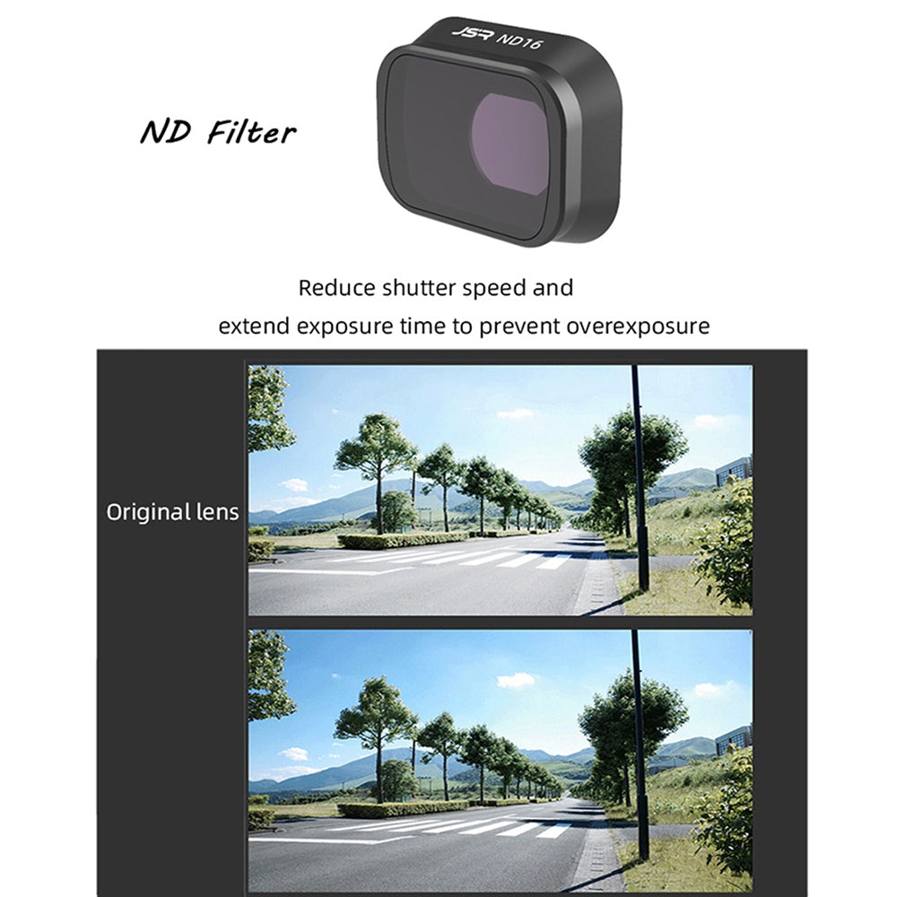 JUNESTAR KB-3IN1 JSR-1663-24 For DJI Mini 3 Pro 3Pcs/Set CPL+ND16+NIGHT Filter Aluminum Alloy+Glass Camera Lens Filter