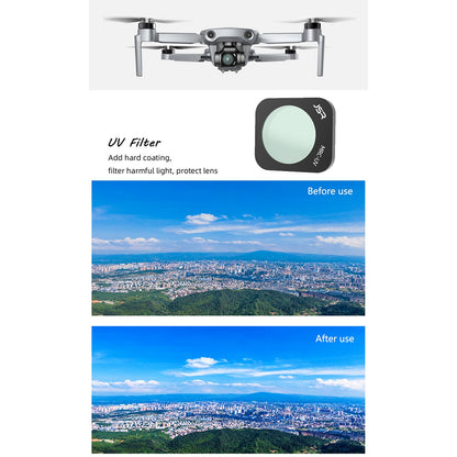 JUNESTAR ZMP TB-8IN1 JSR-1903-12 For Hubsan Zino Mini Pro 8Pcs/Set MRC-UV+CPL+ND8+ND16+ND32+ND64+STAR+NIGHT Lens Filters Drone Camera Accessories