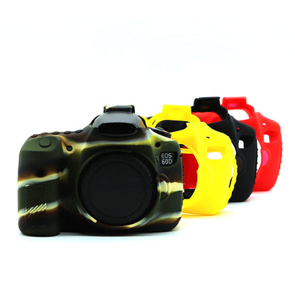 Silicone Case for Canon EOS 60D, Dust-proof Anti-drop Digital Camera Protective Cover