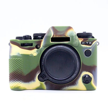 For Fujifilm X-T3 Soft Silicone Protective Case Anti-scratch Digital Camera Body Cover