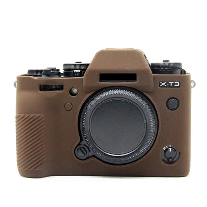 For Fujifilm X-T3 Soft Silicone Protective Case Anti-scratch Digital Camera Body Cover