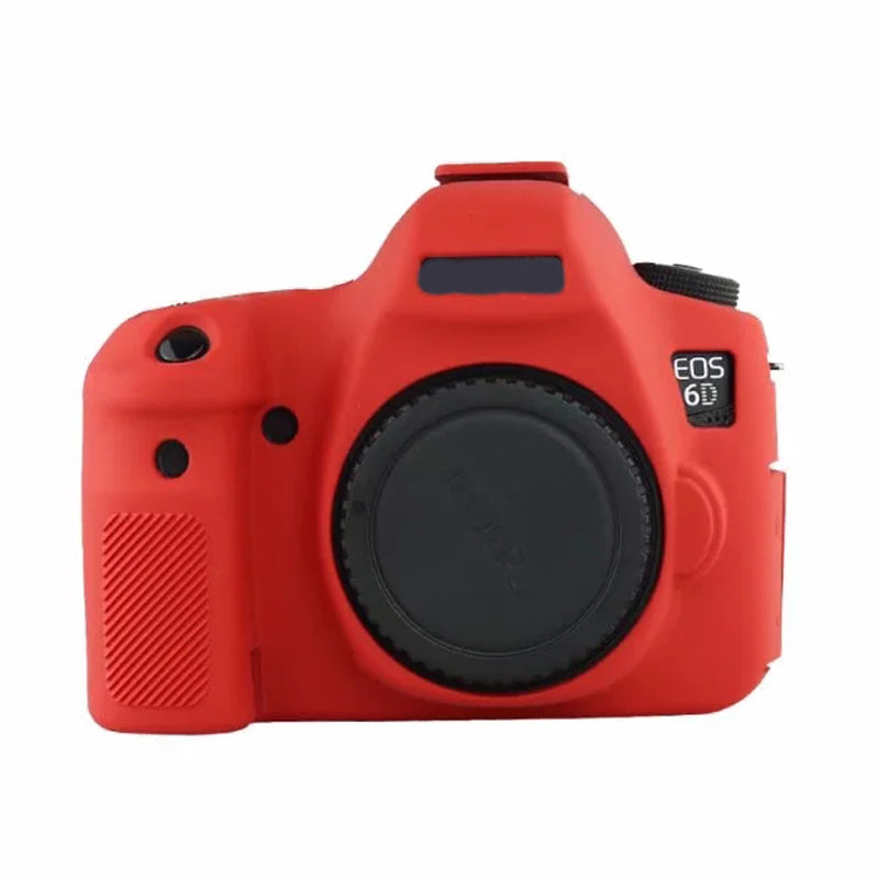 Silicone Case for Canon EOS 6D Digital Camera Anti-scratch Protective Cover Non-slip Texture Protector