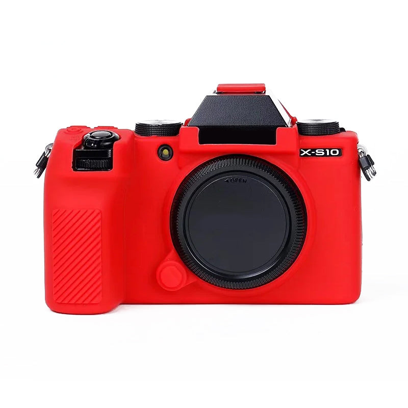 Silicone Skin Case for Fujifilm X-S10 Camera, Anti-drop Digital Camera Body Cover Protector