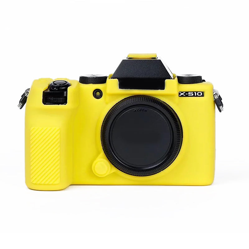 Silicone Skin Case for Fujifilm X-S10 Camera, Anti-drop Digital Camera Body Cover Protector