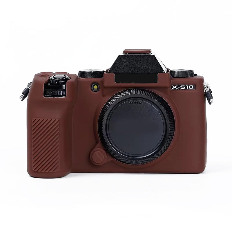 Silicone Skin Case for Fujifilm X-S10 Camera, Anti-drop Digital Camera Body Cover Protector