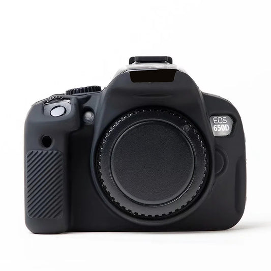 For Canon EOS 700D / 650D / 600D Soft Silicone Skin Case Protective Cover Anti-scratch Camera Bag