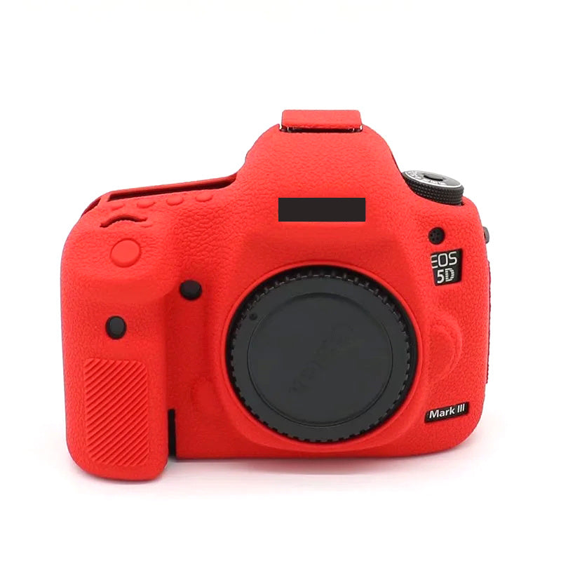 For Canon EOS 5D Mark III / 5D3 / 5DS / 5DS R Camera Soft Silicone Skin Case Drop-proof DSLR Protective Cover