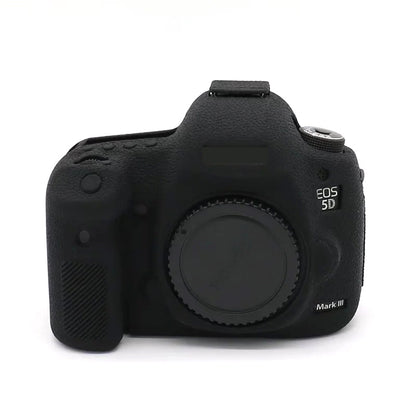 For Canon EOS 5D Mark III / 5D3 / 5DS / 5DS R Camera Soft Silicone Skin Case Drop-proof DSLR Protective Cover