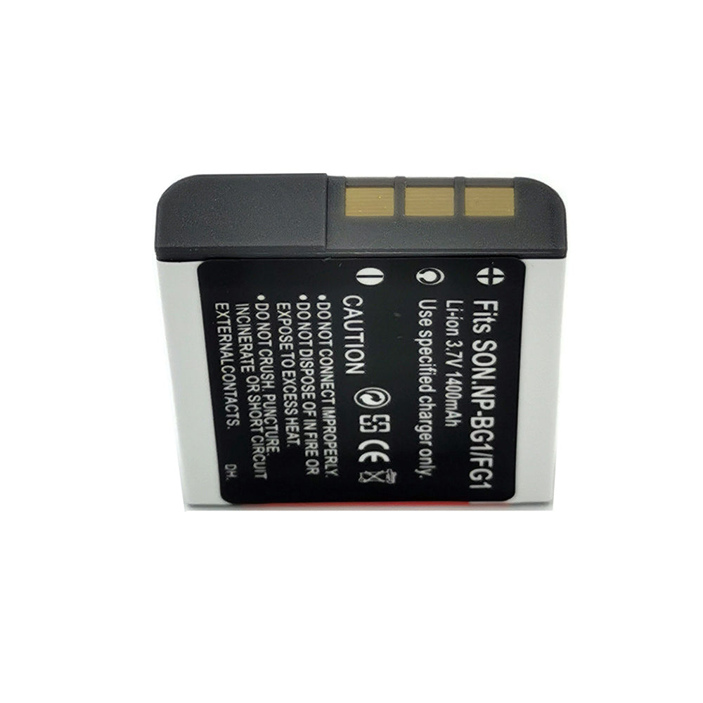 3.7V 1400mAh Battery Replacement for Sony NP-BG1