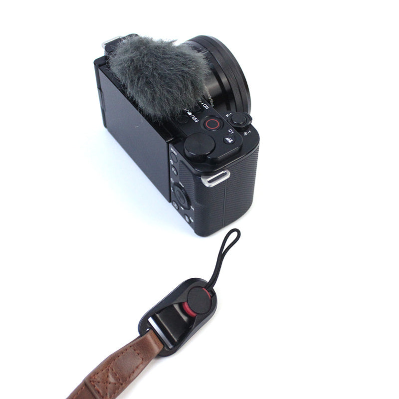 Quick Release Camera PU Leather Strap SLR Camera Carrying Belt Shoulder Strap