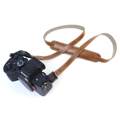 Quick Release Camera PU Leather Strap SLR Camera Carrying Belt Shoulder Strap