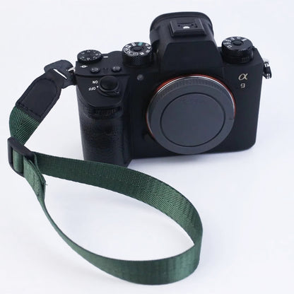 For DSLR Camera with Round Hole Connector Non-slip Adjustable Nylon Wrist Strap Hand Grip Rope