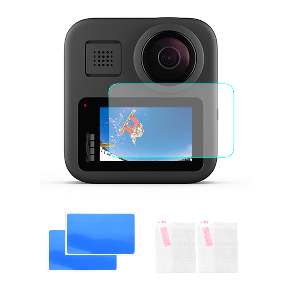 2 Pcs/Set Tempered Glass Protective Film for GoPro Max HD