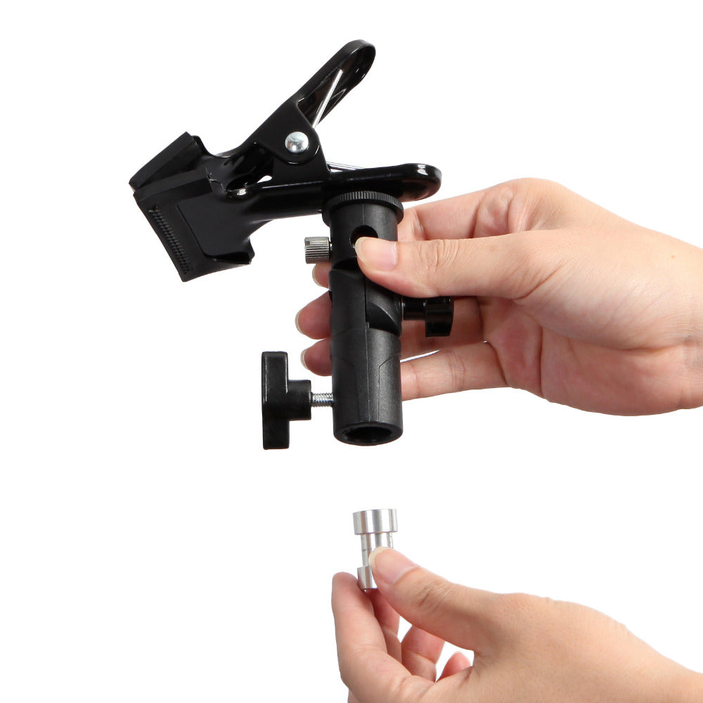 For Photo Studio Reflector & Background Holder Light Stand Portable Background Reflector Clamp Clip