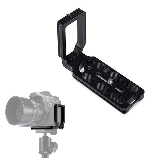 MPU-105L Aluminum Alloy Vertical Plate SLR Camera Tripod Pan Tilt Right Angle Plate