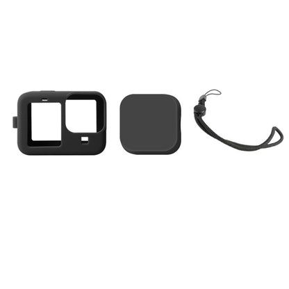 Silicone Camera Sleeve with Lens Cap Cover Anti-lost Rope for GoPro Hero9