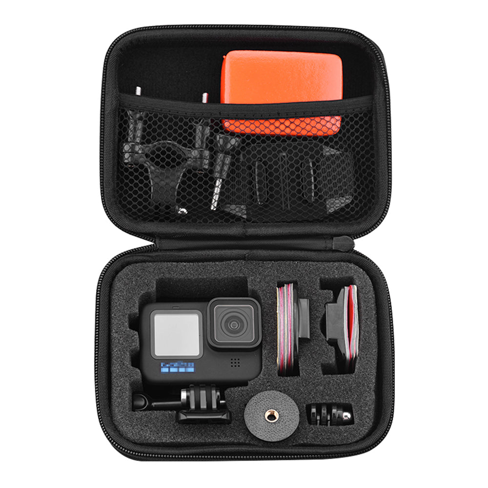 EWB8067_3 Small Size Portable Camera Accessories Handbag Carrying Case Shockproof Storage Bag for GoPro Hero 10/9