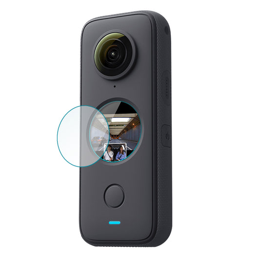 EWB8182_1 HD Tempered Glass Screen Protector Protective Film for Insta360 ONE X2 Panoramic Camera