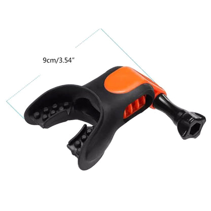 X-169 for GoPro/DJI Osmo Action Sport Camera Surfing Bite Connector Mount Surf Mouth Teeth Brace Holder