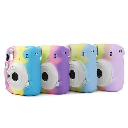 CAIUL for Fujifilm Instax Mini 11 Instant Camera Colorful Silicone Protective Case Cover