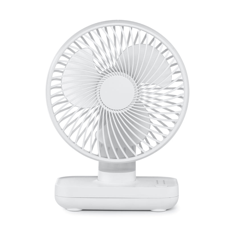 Multifunctional Mini Desktop USB Rechargeable Fan 4 Adjustable Speeds