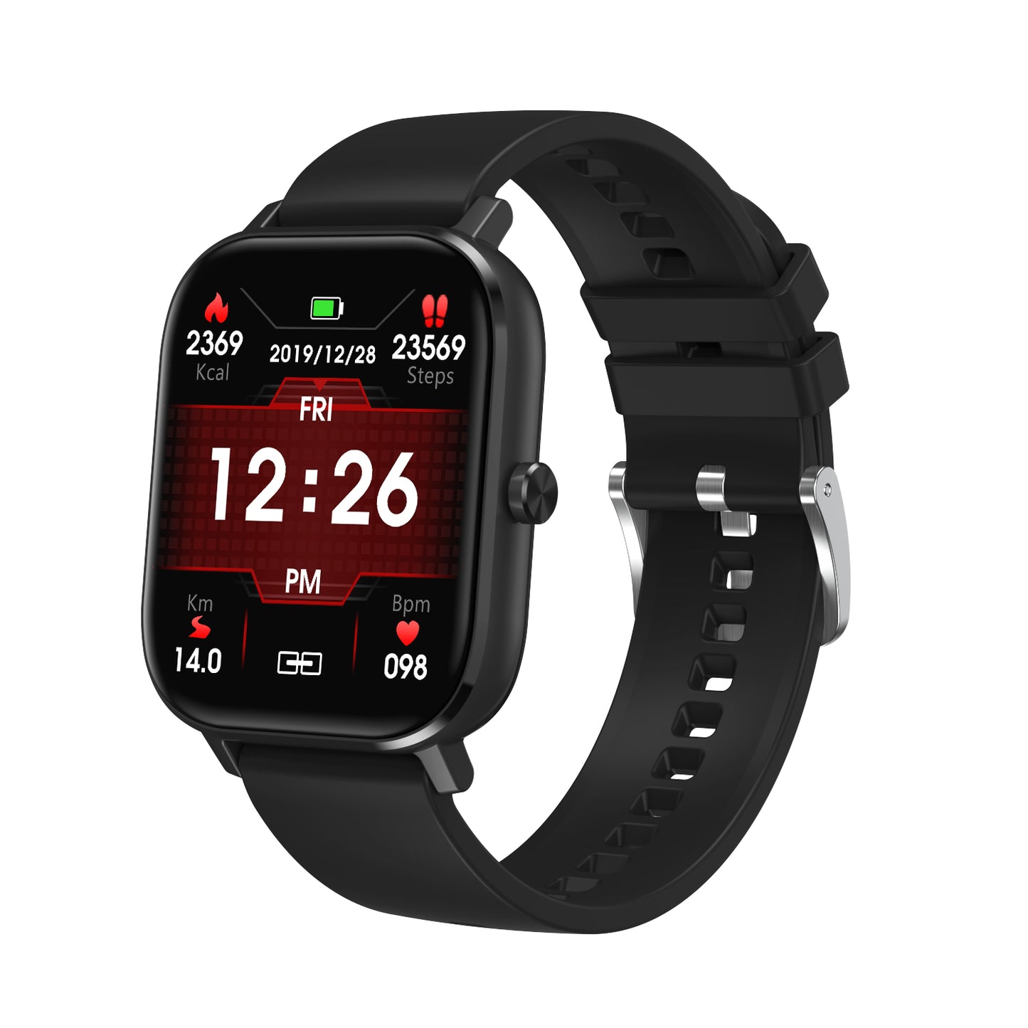 1.54-inch Large Screen Multiple Watchfaces Bluetooth Call Health Monitoring Multi-function Smart Watch