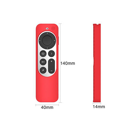 Set-top Box + Remote Controller Silicone Anti-drop Protective Covers Set for Apple TV 4K 2021