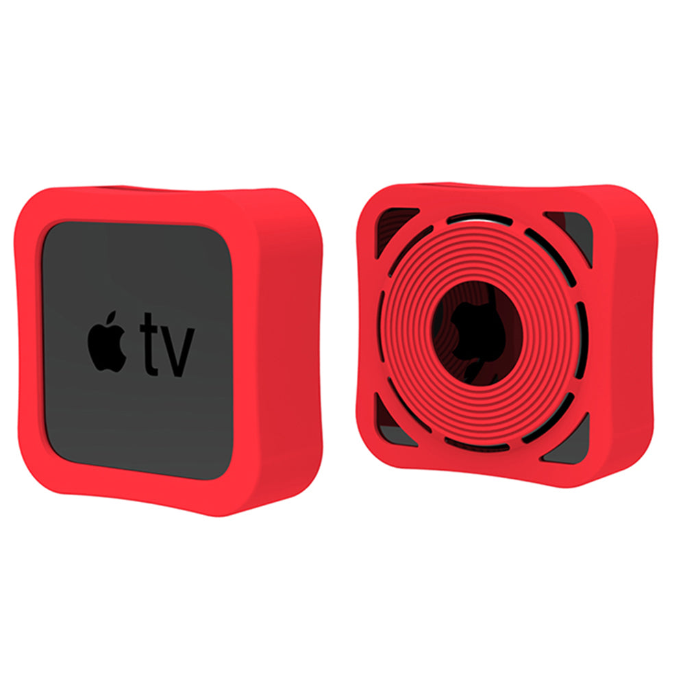 Anti-drop Set-top Box Soft Silicone Protective Cover for Apple TV 4K 2021