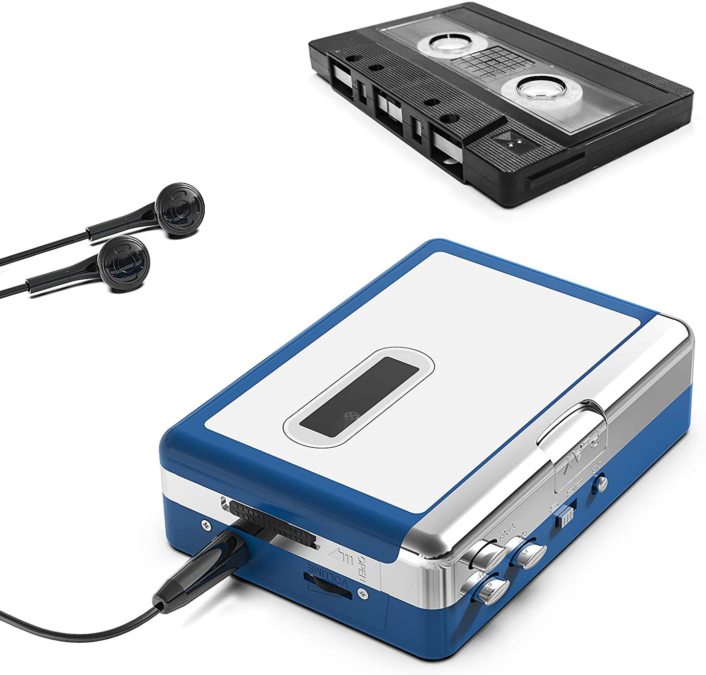 EZCAP 215 Walkman Bluetooth Cassette Player Converter Retro Tape Music to Bluetooth Earphone Speaker