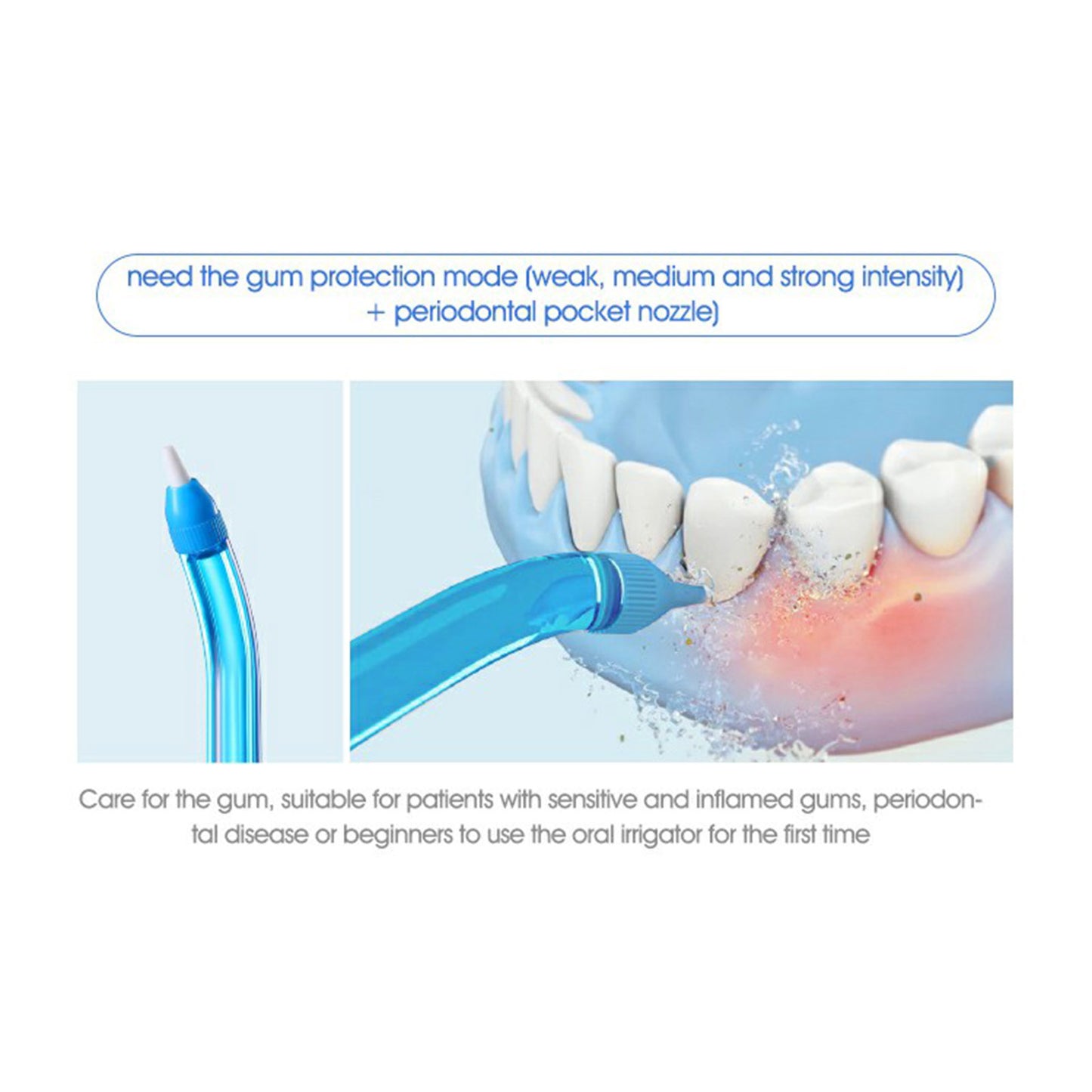 XIAOMIYOUPIN SOOCAS W3 Pro Portable Teeth Cleaner Oral Irrigator Rechargeable Waterproof Toothpick Oral Cleaning Tooth Whitening 360-degree Rotary Nozzle