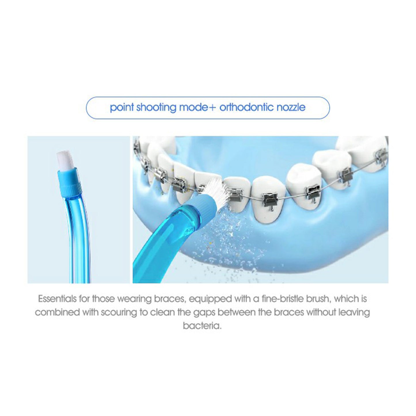 XIAOMIYOUPIN SOOCAS W3 Pro Portable Teeth Cleaner Oral Irrigator Rechargeable Waterproof Toothpick Oral Cleaning Tooth Whitening 360-degree Rotary Nozzle