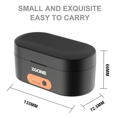 ZGCINE Portable Charging Case Station for Rode Wireless Go/Go II Microphone Travel Carrying Case