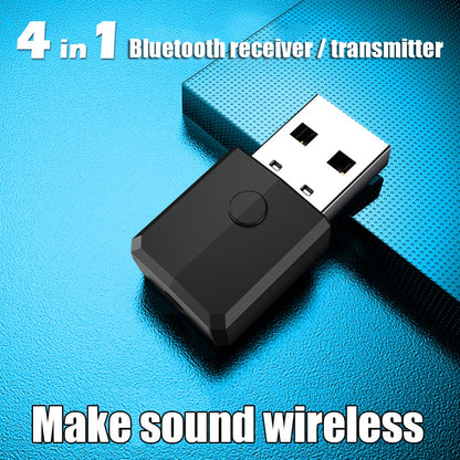 ZF-169S Bluetooth 5.0 Audio Receiver Transmitter 3.5mm AUX Mini Music Wireless USB Adapter for TV Car PC Headphones