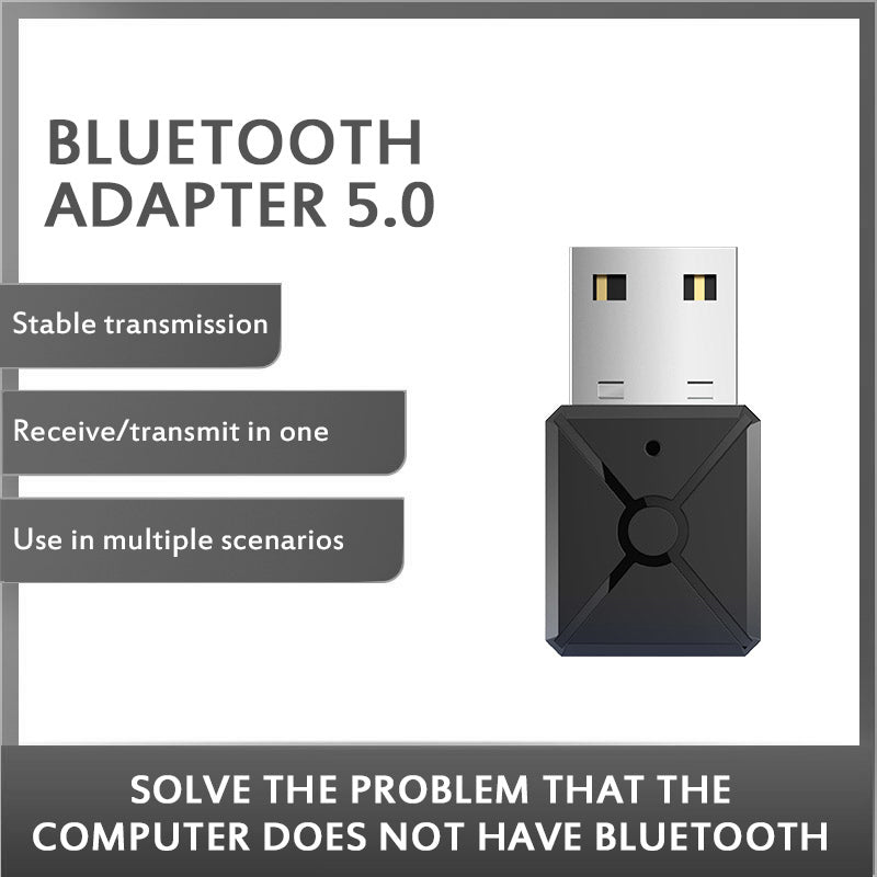 A30 Wireless USB Bluetooth Adapter 5.0 Dongle Music Receiver Transmitter for PC Computer