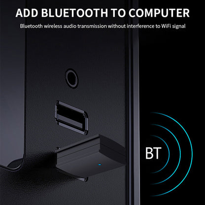 A4 5.0 Bluetooth Transmitter Desktop Computers USB Bluetooth Adapter for Bluetooth Headset Earbuds Speaker