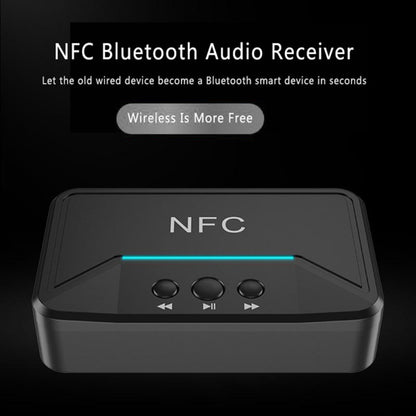 BT200 NFC 5.0 Bluetooth Receiver A2DP AUX 3.5mm RCA Jack USB Smart Playback Stereo Audio Wireless Adapter for Car Kit Speaker