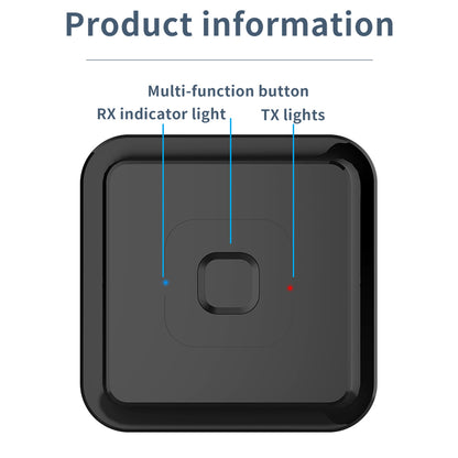 BT-22 Bluetooth 5.1 Audio Receiver Transmitter with Microphone 3.5mm AUX RCA Jack Wireless Stereo Adapter Car Headphone USB Dongle