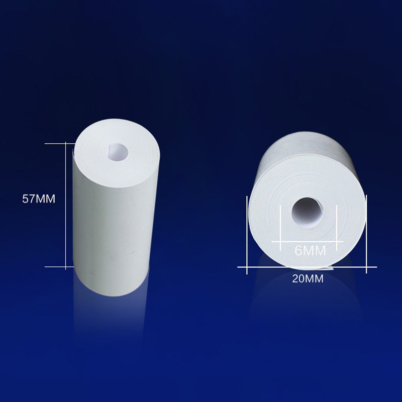 10 Rolls 57x20mm Thermal Paper Bill Receipt Printing Paper for Cash Register POS Receipt Printer