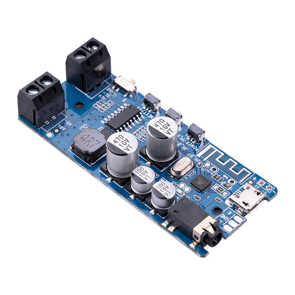 Bluetooth 5.0 Power Amplifier Board Stereo Wireless Music Player Module