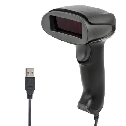 NTEUM F20 Wired Red Light Bar Code Scanner USB Cable Handheld Barcode Scanner Reader for Supermarkets Bookstores