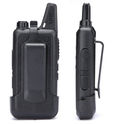 WLN KD-C1 2Pcs/Set Mini Walkie-Talkie Portable Wireless Two Way Radio for Restaurant/Construction Site/Hotel