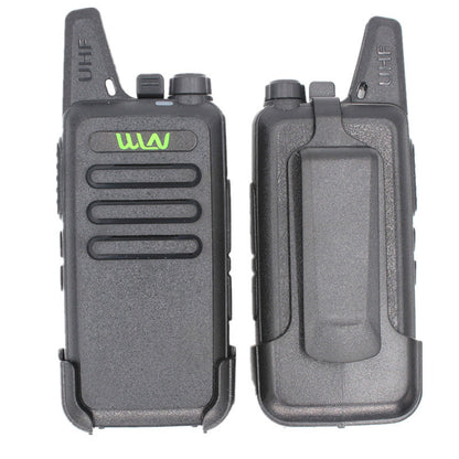 WLN KD-C1 2Pcs/Set Mini Walkie-Talkie Portable Wireless Two Way Radio for Restaurant/Construction Site/Hotel