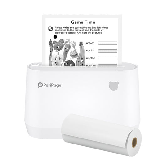 PERIPAGE A9s Mini Portable Printer 304dpi BT Wireless Thermal Printer Label Maker Support 77mm/56mm Paper