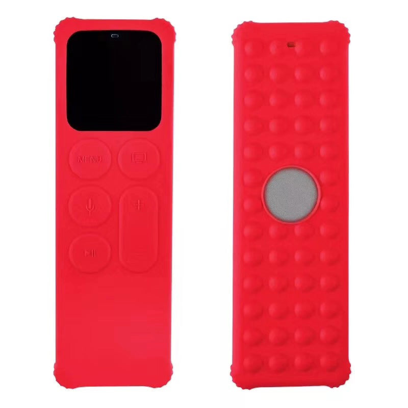 For Apple TV 4 Silicone Anti-drop Remote Controller Cover Anti-slip Protective Sleeve