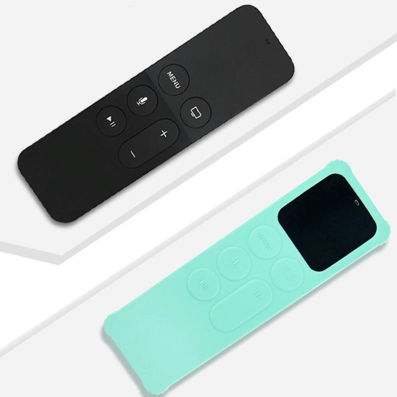 For Apple TV 4 Silicone Anti-drop Remote Controller Cover Anti-slip Protective Sleeve