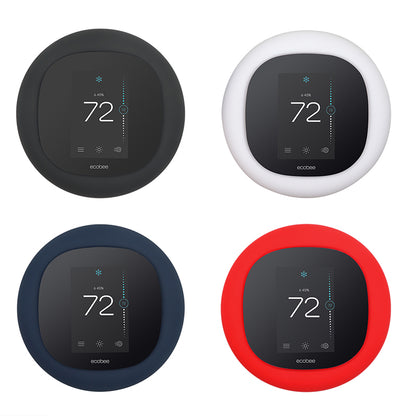 For Ecobee 3 Lite Smart Thermostat Wall Holder Cover Silicone Protective Sleeve Anti-Drop Soft Case