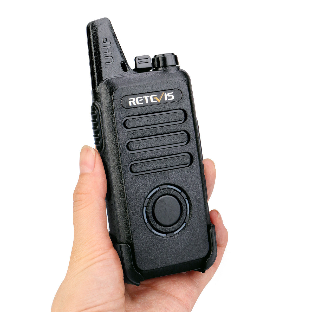 RETEVIS RT22S 2Pcs/Set Mini Walkie-Talkie Portable Wireless Two Way Radio for Restaurant Construction Site Hotel