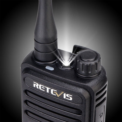 RETEVIS RT85 Analog Walkie-Talkie Portable Mini Wireless FM Radio Support UV Dual Frequency/5W 200 Channel - EU Plug