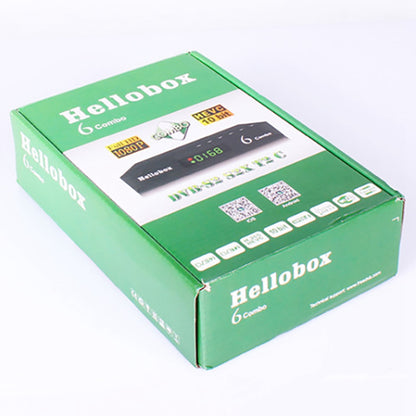 HELLOBOX 6 Combo Set Top Box 1080P Full HD H.265 DVB S2/S2X DVB-T2 DVB-C Satellite Receiver